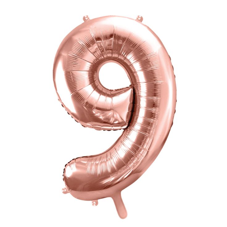 Helium Zahl Ballon "9"